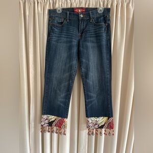 Lucky Brand Upcycled Embellished Jeans